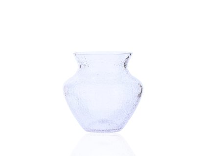 Frosty Dahlia Vase Crystal