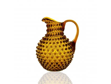 Paris Hobnail Jug 2L Amber