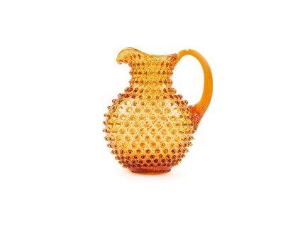 55 4 paris hobnail jug 2l amber