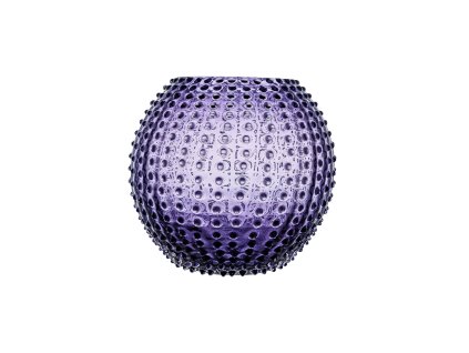 5732 1 hobnail globe vase 24 cm indigo