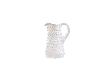 Opaline Eiffel Hobnail Creamer 350 ml Creamy White