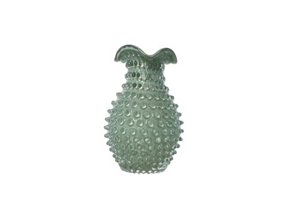Hobnail Blonde Vase 20,5 cm Scandi Mint