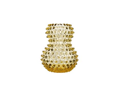 6530 hobnail birdie tall vase 20 cm citron