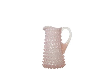 Opaline Eiffel Hobnail Creamer Jug 350 ml Soft Rosa
