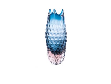 ** 611 Lyngblomst Vase 30 cm Blue smoke & Rosa
