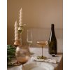 2182 4 ripple aperitive glass 190 ml olivegreen