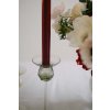 2266 4 tulipan candle holder 20 cm olivegreen