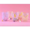 3363 10 big confetti tumbler 250 ml rosa yellow tyrkys blue green