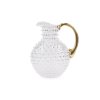 343 5 paris hobnail jug 2l crystal gold