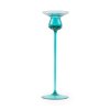 3624 tulipan candle holder 30 cm turquoise