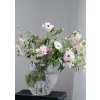 5026 2 frosty dahlia vase 22 cm crystal