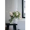 5026 3 frosty dahlia vase 22 cm crystal