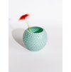 5666 9 hobnail globe vase 18 cm scandi mint
