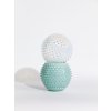 5666 hobnail globe vase 18 cm scandi mint