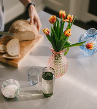 Made for everyday moments. A table in use, something being prepared, glasses waiting to be filled. We believe handmade...