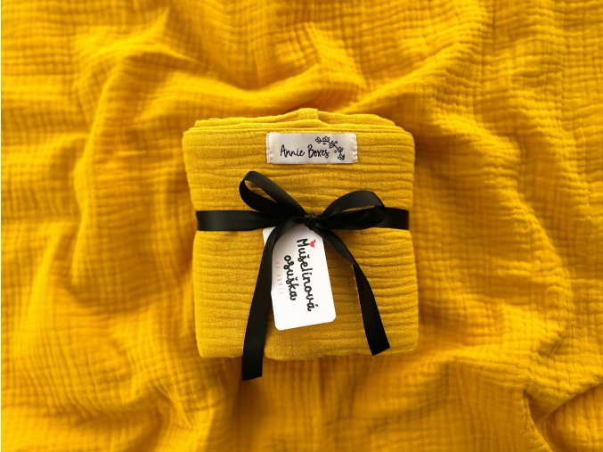 Mušelínová osuška/deka *OCHER*