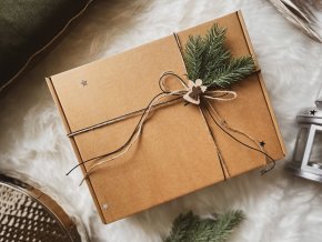 Vánoční přírodní krabička