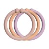 Bibs Loops Kroužky Blush+Peach+Dusky Lilac 1