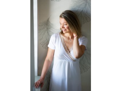 Noční košilka LUXURY zavinovací