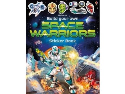 build your own space warriors sticker book