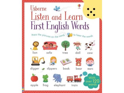 usborne listen and learn first english words w sound panel