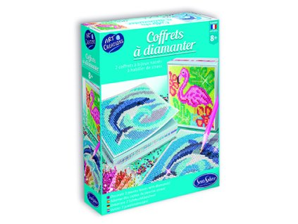 Rāf 3251 COFFRET A DIAMANTER ANIMAUX EXOTIQUES boite BD