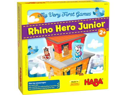 306193 Haba Moja prva hra Rhino Hero Junior 01