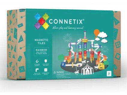 Connetix kuličková dráha barevná