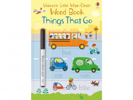 4917 little wipe clean word books things that go