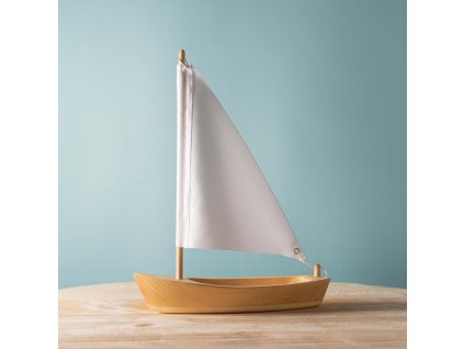 barca cu panza alba sailing boat white 9782 1 16560650228007
