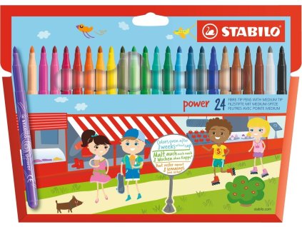 stabilo power 24 ks pouzdro