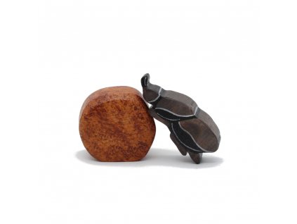 Dung Beetle Wooden Figure v1 1