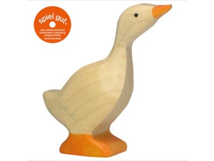 Dřevěná hračka housátko