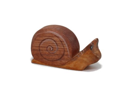 Snail Wooden Figure