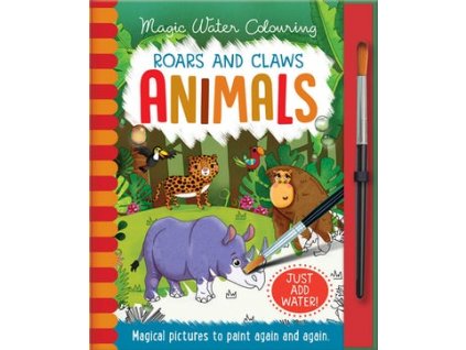 MAGIC WATER COLOURING: ROARS AND CLAWS - ANIMALS