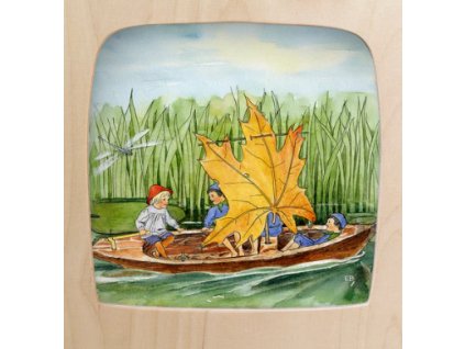 Průhledná pohlednice Borůvky