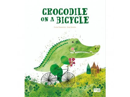 crocodile on a bicycle