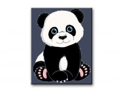 14507 malovani podle cisel panda