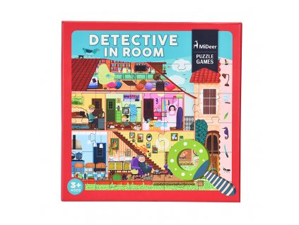 MiDeer Detektivní puzzle - Detektiv v pokoji 42 dílků