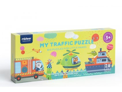 MiDeer Moje doprava puzzle 28pcs