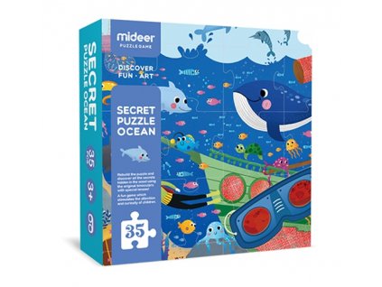 MiDeer Detektivní puzzle - Oceán 35 dílků