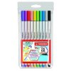 stabilo pen 68 brush 10 ks pouzdro pvc