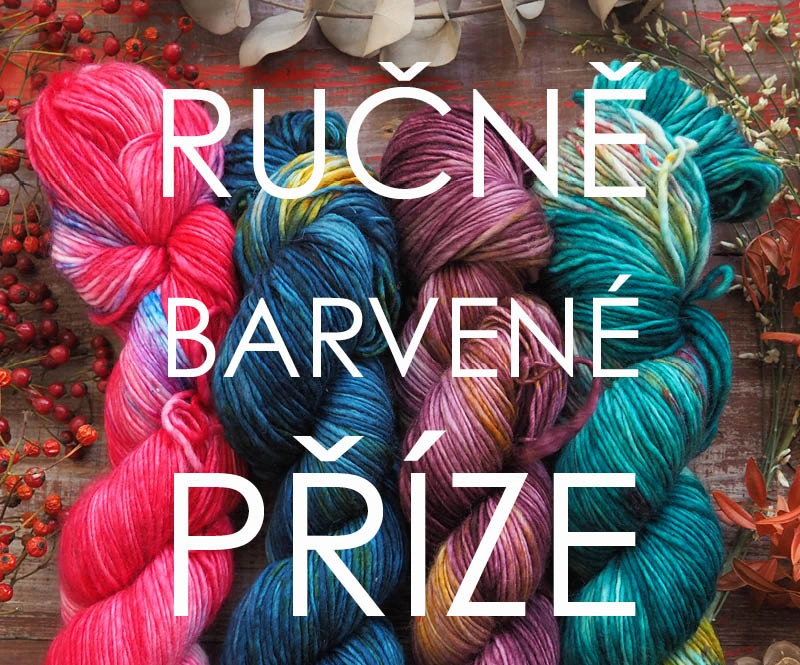 Ručně barvené příze