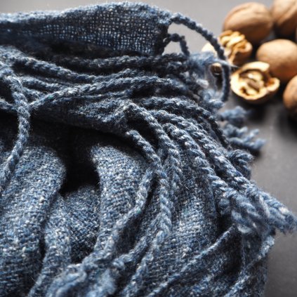 Pléd z merina, hedvábí a kašmíru č. 724