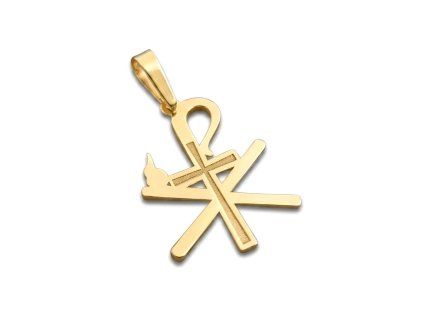 Zlatý prívesok Ordo virginum.
