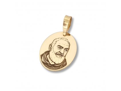 Zlatý medailón Páter Pio