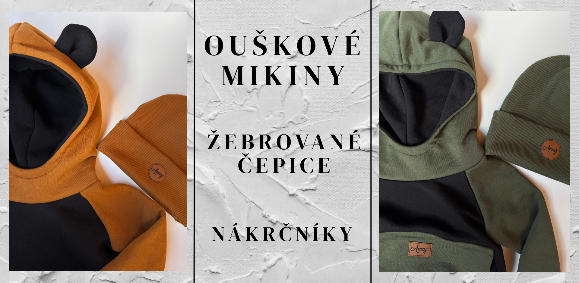 OUŠKOVÉ MIKINY