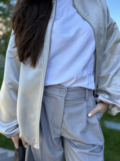 SATIN BOMBER