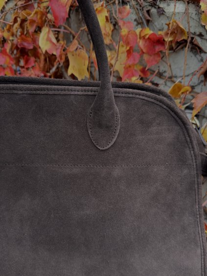 Kožená semišová kabelka SOFT