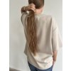 Vysokogramážní oversized tričko